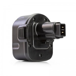 แบตเตอรี่เครื่องมือไฟฟ้าแบบชาร์จได้ Ni-Mh 12V 3000mAh สำหรับ Dewalt DE9072, DE9074, DE9075