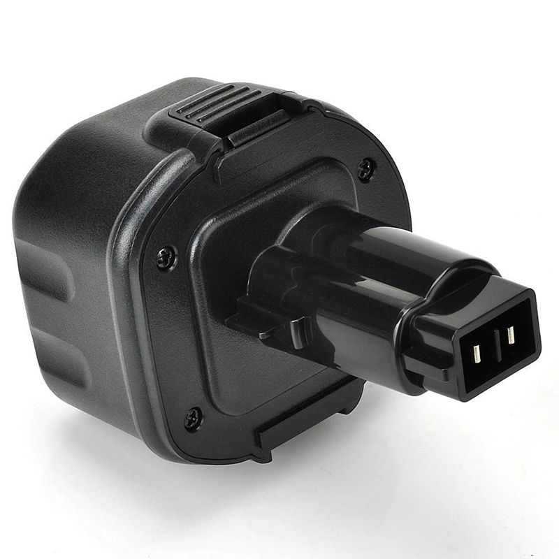 เซลล์แบตเตอรี่แบบชาร์จได้ Ni-Cd 9.6V 1500mAh สำหรับ Dewalt DE9061, DE9062, DW9061