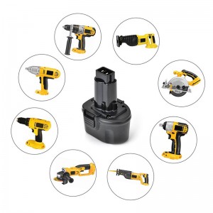 Ni-Mh 7.2 โวลต์ 3000mA แบตเตอรี่เครื่องมือไฟฟ้าไร้สายเปลี่ยนแบตเตอรี่สำหรับ Dewalt DE9057, DE9085, DW9057
