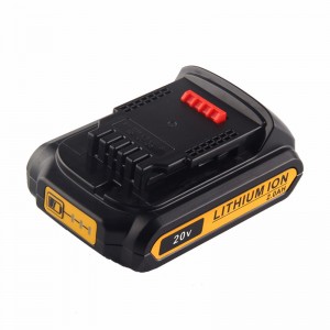 ชุดแบตเตอรี่สำรองเปลี่ยน Li-ion 20V 2000mAh สำหรับ Dewalt DCB180, DCB181, DCB182