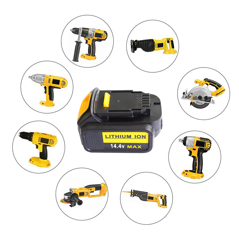 Dewalt DCB140Cheap เปลี่ยนแบตเตอรี่สว่านไร้สาย 14.4V 3000mAh แบตเตอรี่