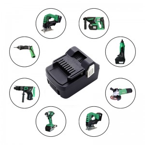 Li-ion 14.4V 4000mAh เปลี่ยนแบตเตอรี่ไร้สายสำหรับ Hitach BSL1430, เครื่องมือไฟฟ้า BSL1440