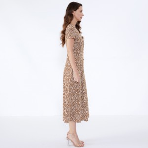 แอฟริกัน Kitenge การออกแบบ Vestidos เดเฟียสต้าผู้หญิงเลดี้ชุดลำลองที่สง่างาม JCGJ190315074