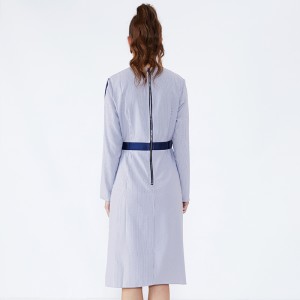 ลายแขนยาวผู้หญิงพรหมสำนักงานเครื่องแต่งกายผู้หญิง Gaun ออกแบบชุด JSW2832