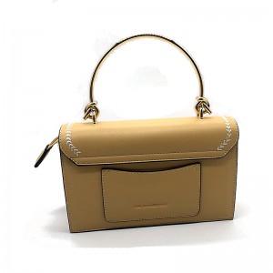 กระเป๋าถือสุภาพสตรีที่มีหัวเข็มขัดโลหะกว่างโจวโรงงานหนัง totebag