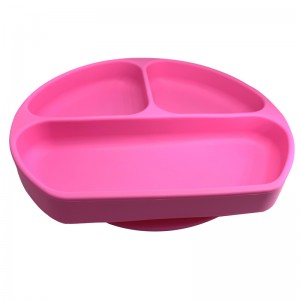 ผลิตภัณฑ์ร้อนไม่ลื่นถ้วยดูดทารกซิลิโคนแผ่นตารางทารก Placemat