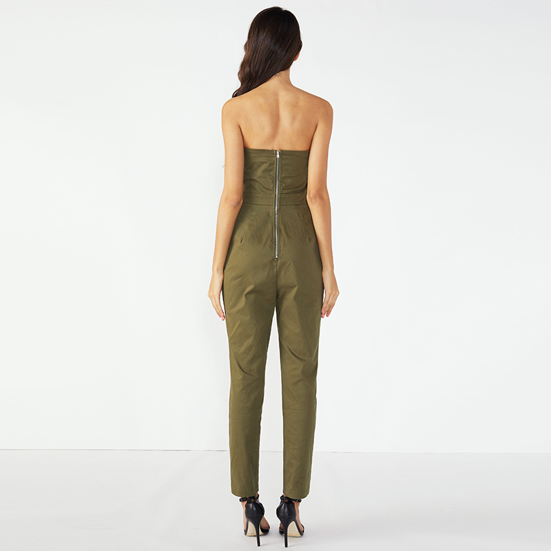 ออกกำลังกายปิดไหล่เซ็กซี่ Bodycon Jumpsuit สำหรับผู้หญิง