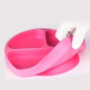 อาหารเกรดซิลิโคนดูดอาหารเย็นยางแผ่นทารก