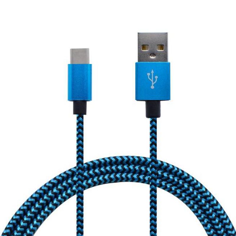 Type-C to USB Nylon สายเคเบิลข้อมูล briaded