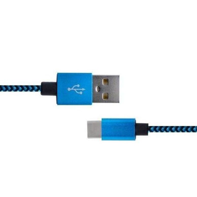 Type-C to USB Nylon สายเคเบิลข้อมูล briaded