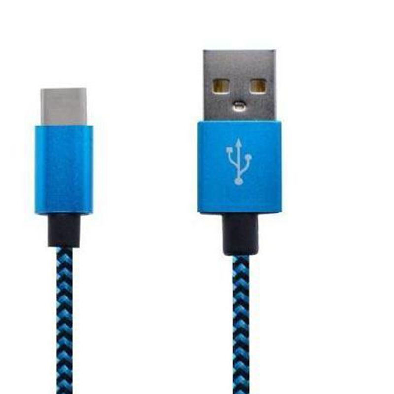 Type-C to USB Nylon สายเคเบิลข้อมูล briaded