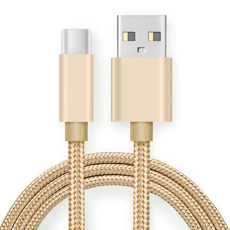 สายเคเบิลไนล่อนแบบ C-Type เป็น USB