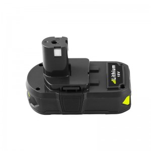 Li-ion 1500mAh 18V แบตเตอรี่ไร้สายเปลี่ยนเครื่องมือสำหรับ Ryobi P102, P103, P104