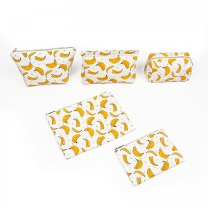 Bannana รีไซเคิลกระเป๋าเครื่องสำอางยอดนิยม