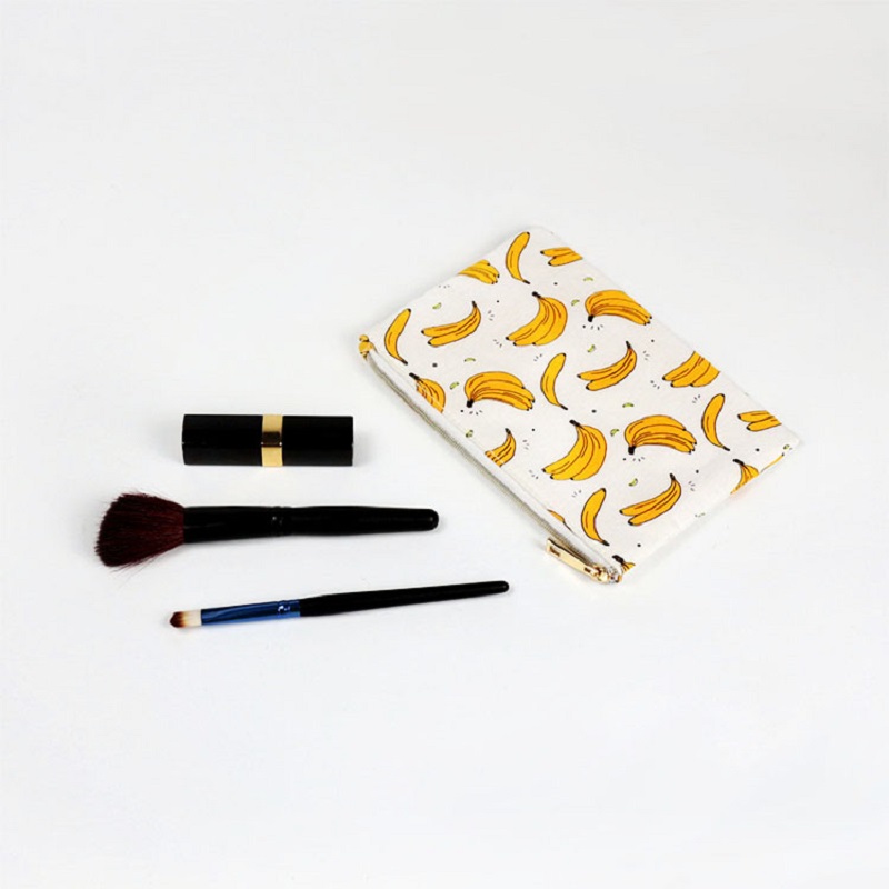 Bannana รีไซเคิลกระเป๋าเครื่องสำอางยอดนิยม