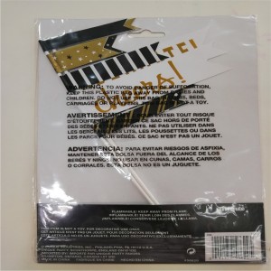 ชายธงเค้กท็อปเปอร์ธงแฟนตัวยงเท gateau