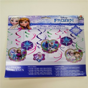 ฟอยล์หมุนวนพรรคตกแต่งบอลลูนแขวน