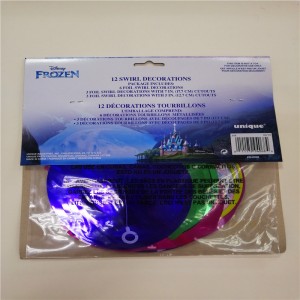 ฟอยล์หมุนวนพรรคตกแต่งบอลลูนแขวน