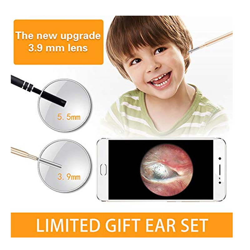 3 in1 Wifi Ear Spoon Endoscope