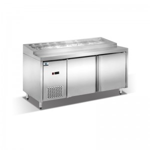 UC pizza worktable air cooling 0 ~ 10 ° c