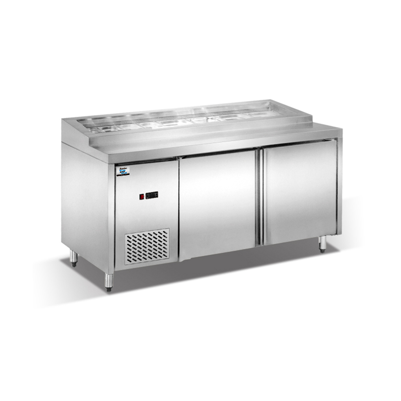 UC pizza worktable air cooling 0 ~ 10 ° c