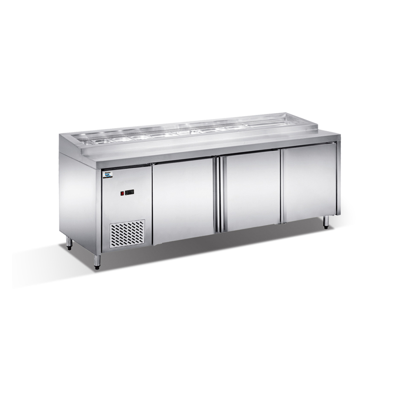 UC pizza worktable air cooling 0 ~ 10 ° c