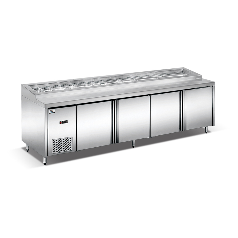 UC pizza worktable air cooling 0 ~ 10 ° c