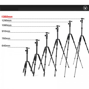 DIat AM225A + KH10 กล้องวิดีโอระดับมืออาชีพขาตั้งกล้องกลางแจ้งน้ำหนักเบาอลูมิเนียมโลหะผสมแมกนีเซียมขาตั้งกล้อง
