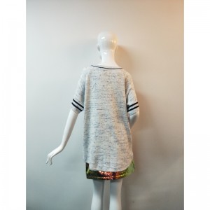 LIGHT GREY V-NECK CARDIGAN RLWS0037F