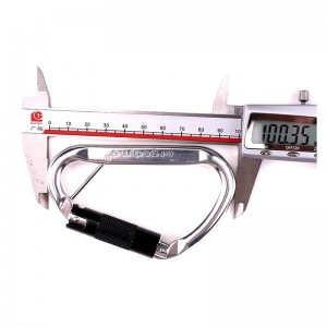 การบินอลูมิเนียมภูเขาหัวเข็มขัดอย่างรวดเร็วปีนหน้าผากลางแจ้ง carabiner ตั้งแคมป์ออกกำลังกายเปลญวนโยคะพร้อมอุปกรณ์เสริมอลูมิเ...