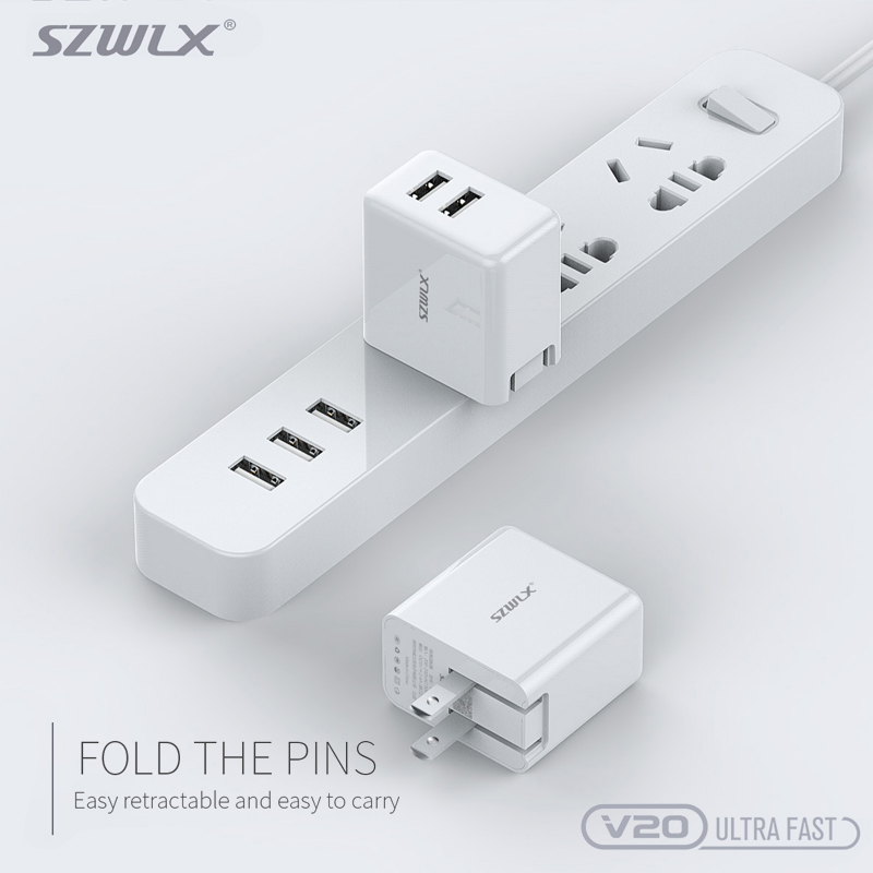 WEX - V20 เครื่องชาร์จผนัง, เครื่องชาร์จสำหรับเดินทาง, อะแดปเตอร์