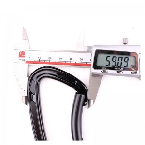 D หัวเข็มขัดอุปกรณ์ปีนเขากลางแจ้งความปลอดภัยตะขอปีนเขาหัวเข็มขัดปีนเขาอย่างรวดเร็วแขวน carabiner A1272C