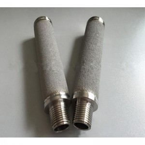 สแตนเลส 10 / 20u สแตนเลสที่มีรูพรุนกระจายสำหรับของเหลว / ก๊าซ