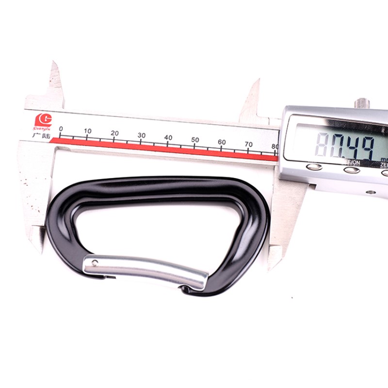 ตะขอปีนเขากลางแจ้งค่ายปีนล็อคหลักหัวเข็มขัดมัลติฟังก์ชั่น carabiner อ่อนนุชกลางแจ้งด่วนที่วางจำหน่ายอุปกรณ์ความปลอดภัยล็อคการตรวจสอบหลุม d- สกรูล็อคหลักอลูมิเนียมการบิน