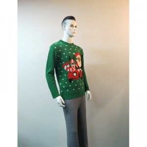 SWEATER พิมพ์ลายการ์ตูน GREEN CARTOON รุ่น RLMS0034F