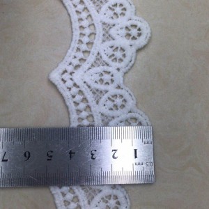 ลูกไม้ผ้าไหมนม # 2， ลูกไม้โพลีเอสเตอร์ / ไนลอน lace ลูกไม้ผ้าฝ้าย