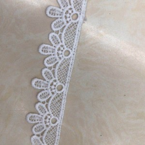 ลูกไม้ผ้าไหมนม # 3， ลูกไม้โพลีเอสเตอร์ / ไนลอน lace ลูกไม้ผ้าฝ้าย
