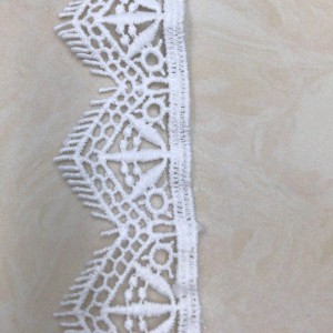 ลูกไม้ผ้าไหมนม 5 # lace ลูกไม้โพลีเอสเตอร์ / ไนลอน lace ลูกไม้ผ้าฝ้าย