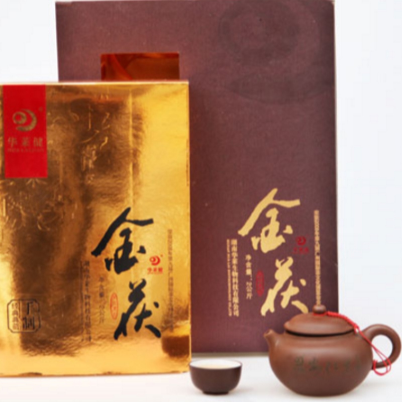 2000 กรัมทอง fuzhuan มณฑลหูหนาน anhua ชาดำชาการดูแลสุขภาพ