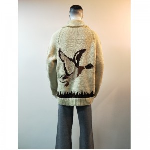 เสื้อกันหนาวสีเหลืองพิมพ์ RLMS0068F