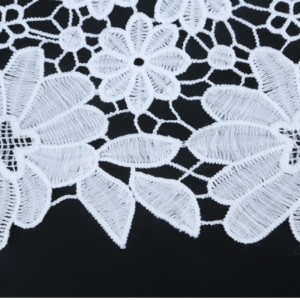 ผ้าลูกไม้บริสุทธิ์ผ้าปักลูกไม้โพลีเอสเตอร์, ผ้าไหมนม, ลูกไม้. โพลีเอสเตอร์ / ไนลอนลูกไม้ลูกไม้ผ้าฝ้าย