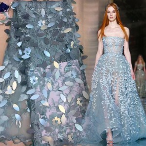 ผ้าเลื่อมและลูกปัดราคาถูกสำหรับผ้าชุดแต่งงานเอเชีย