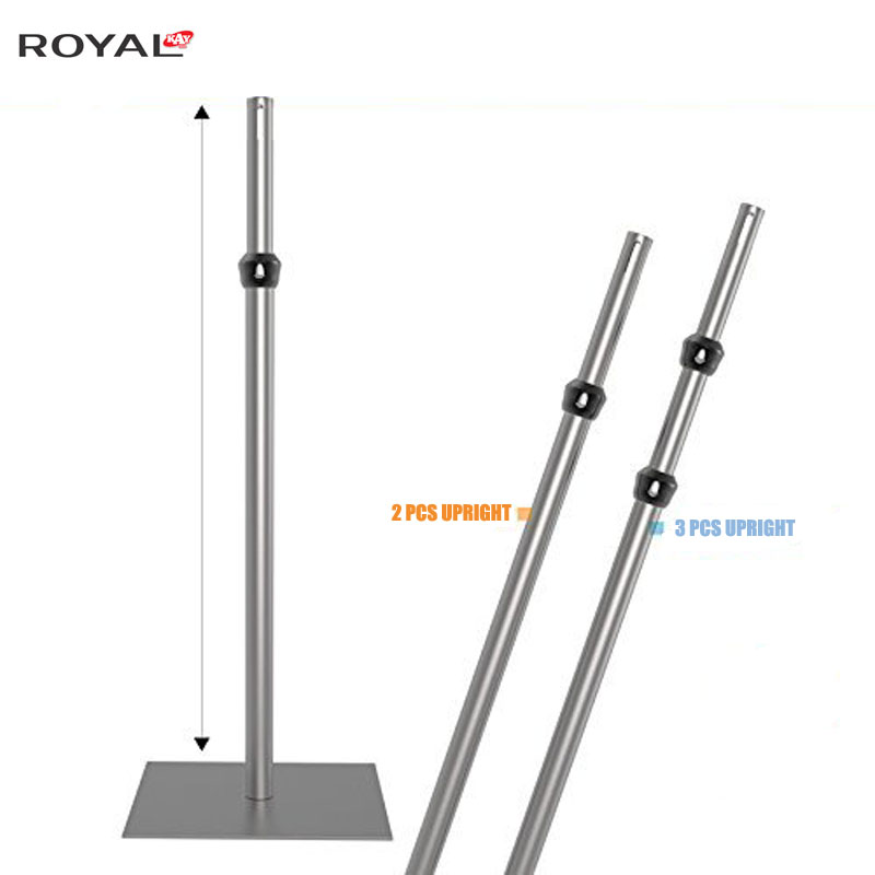 ท่อและผ้าม่านปรับได้ 5ft-8ft ตรง