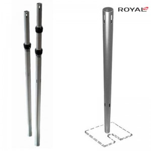 ท่อและผ้าม่านปรับได้ 5ft-8ft ตรง