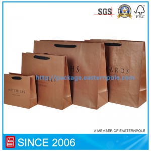 กระเป๋ารองเท้าสีน้ำตาลออกแบบเอง