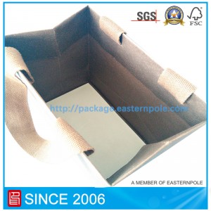 กระเป๋าช้อปปิ้งสุดหรูพร้อมที่จับ