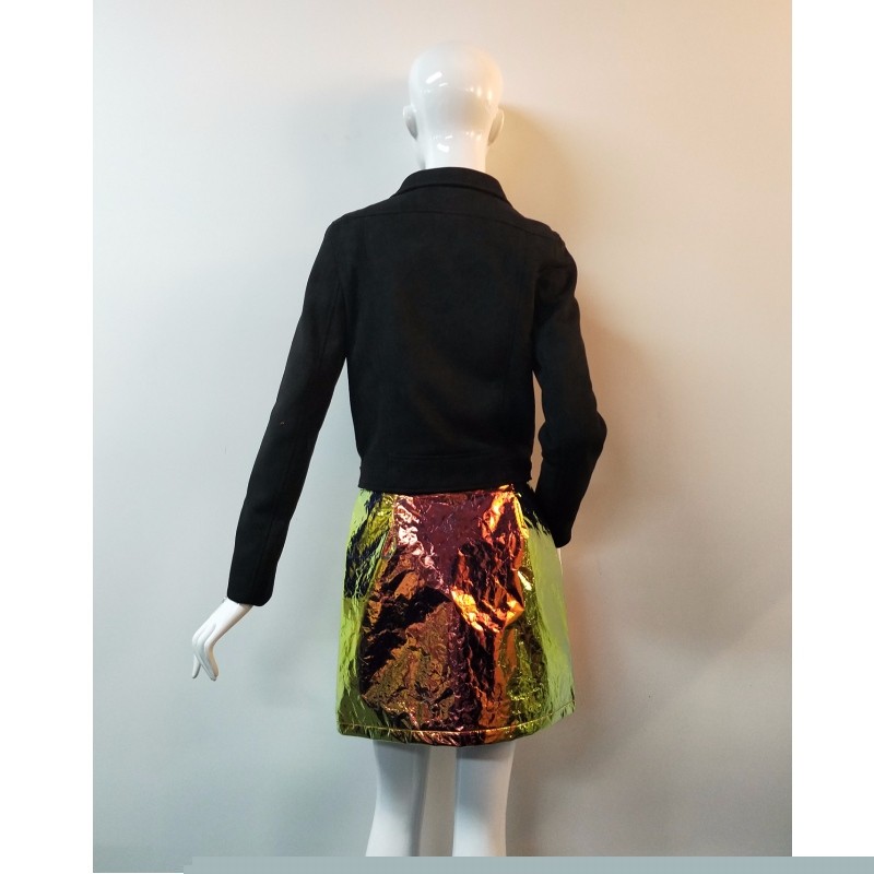 แจ็คเก็ตสูทสีดำสำหรับสตรี RLWSJ0003N