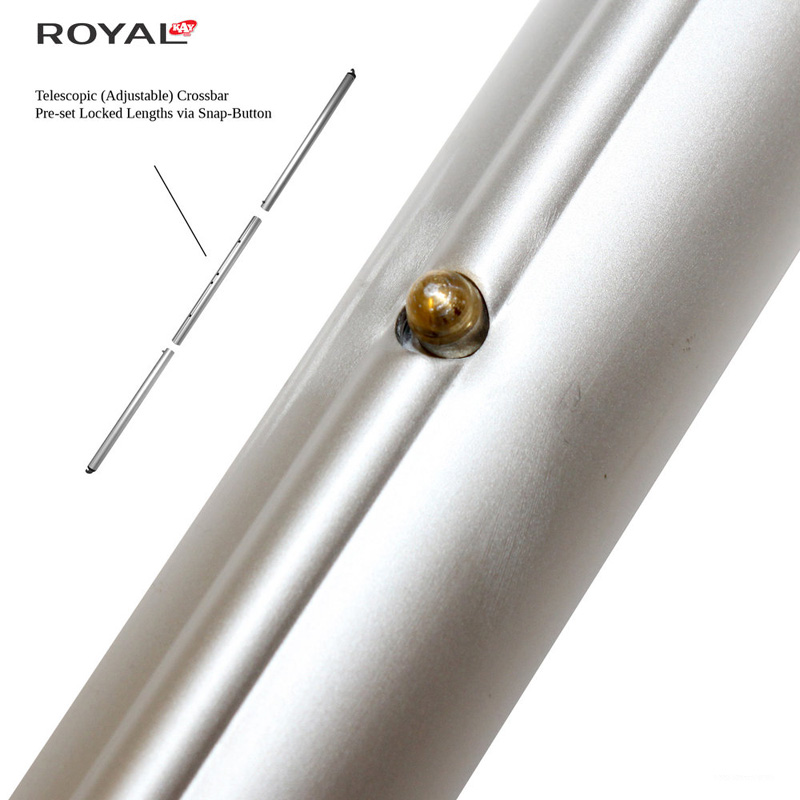 Pipe and Drape Telescopic Crossbar 2'-3 '