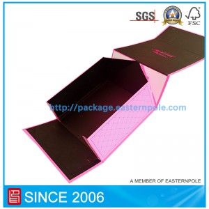 กล่องพับแข็งหรูหราที่มีการออกแบบที่กำหนดเอง