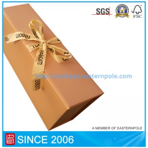 กล่องพับแบบกำหนดเองด้วยริบบิ้น